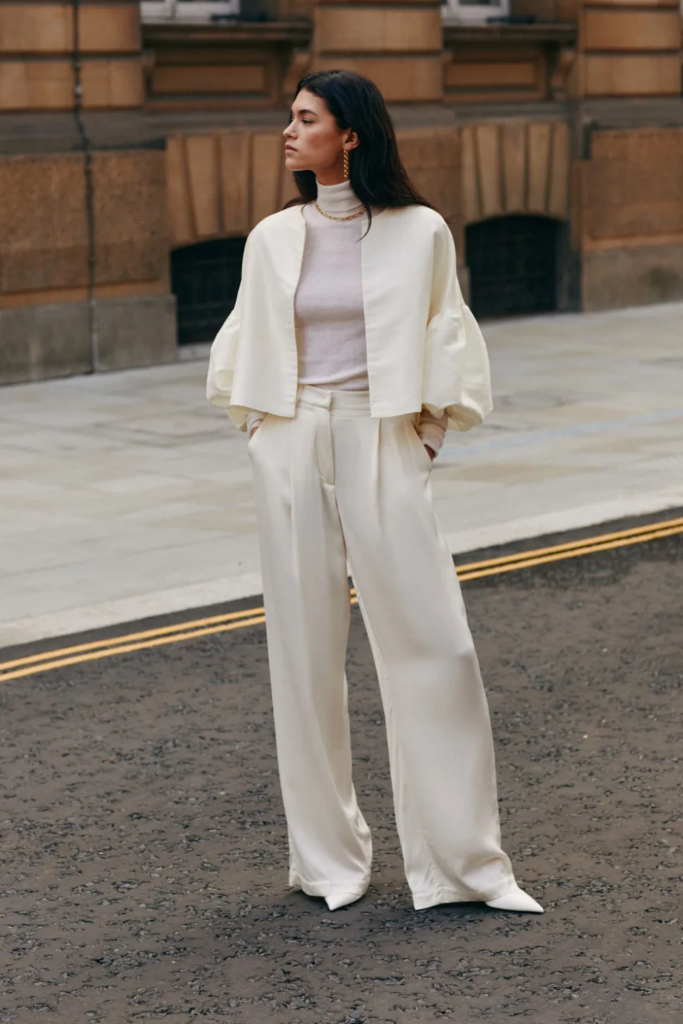 Carlotta satin pants