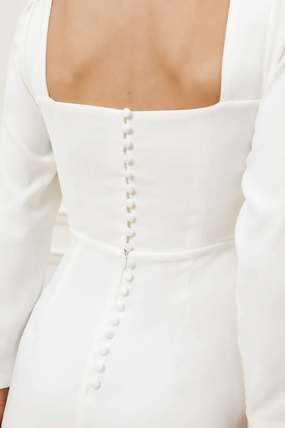 Carmen brudklänning