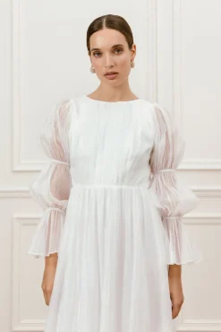 Fleur organza midiklänning