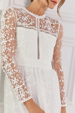 Helia långärmad midiklänning