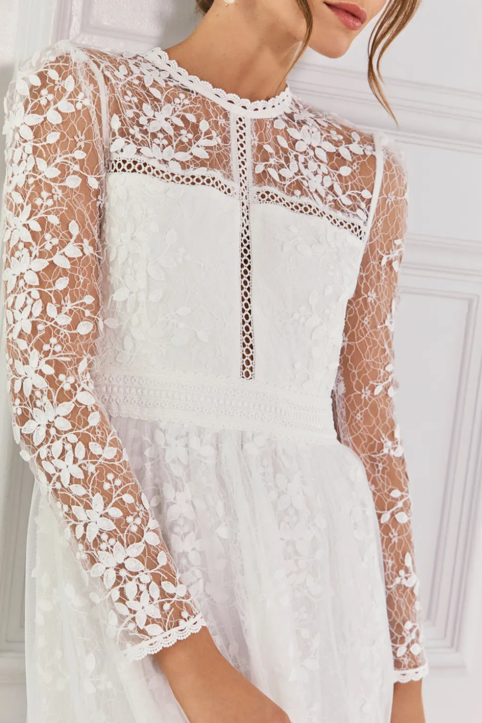 Helia långärmad midiklänning