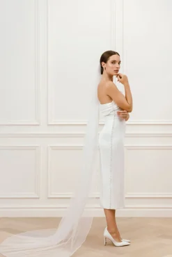 Sky mist lång slöja