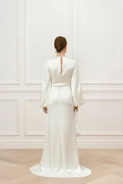 Willow topp med ballongärmar